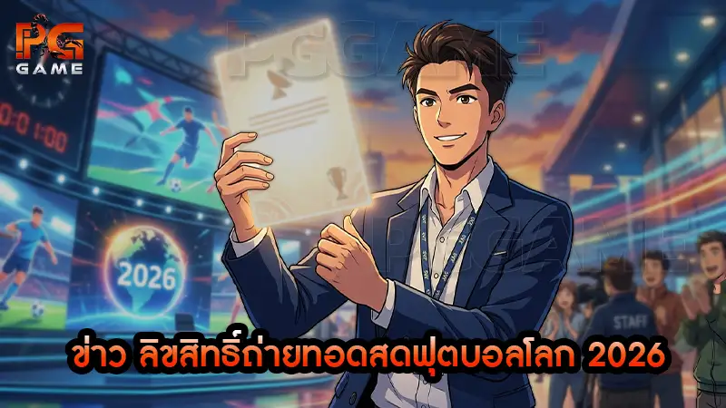 ข่าว ลิขสิทธิ์ถ่ายทอดสดฟุตบอลโลก 2026