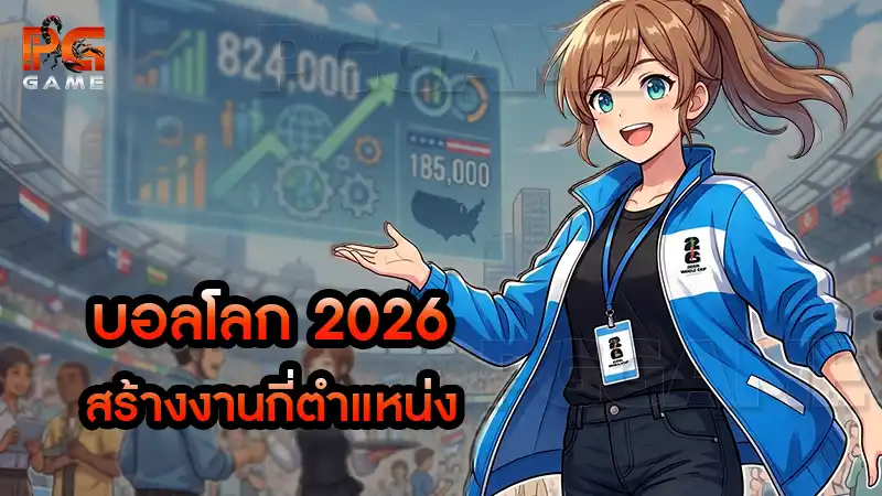 บอลโลก 2026 สร้างงานกี่ตำแหน่ง