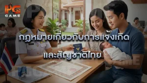 กฎหมายเกี่ยวกับการแจ้งเกิด และสัญชาติไทย