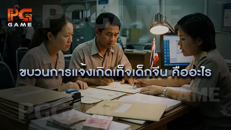 ขบวนการแจ้งเกิดเท็จเด็กจีน คืออะไร