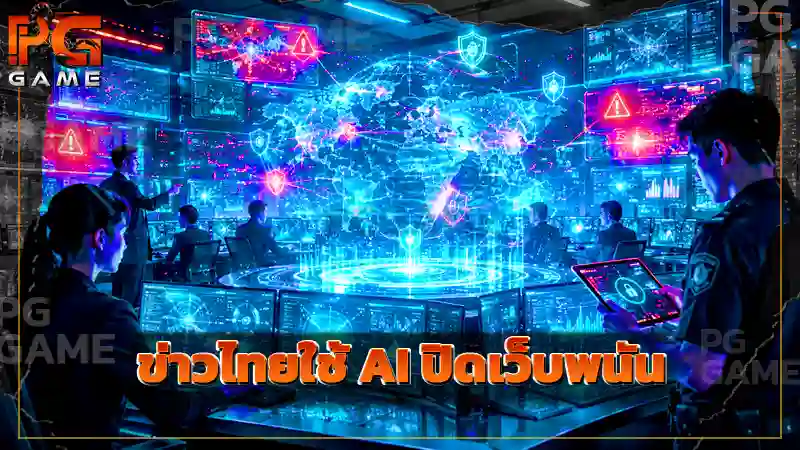 ข่าวไทยใช้ AI ปิดเว็บพนัน