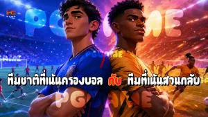 ทีมชาติที่เน้นครองบอล กับ ทีมที่เน้นสวนกลับ