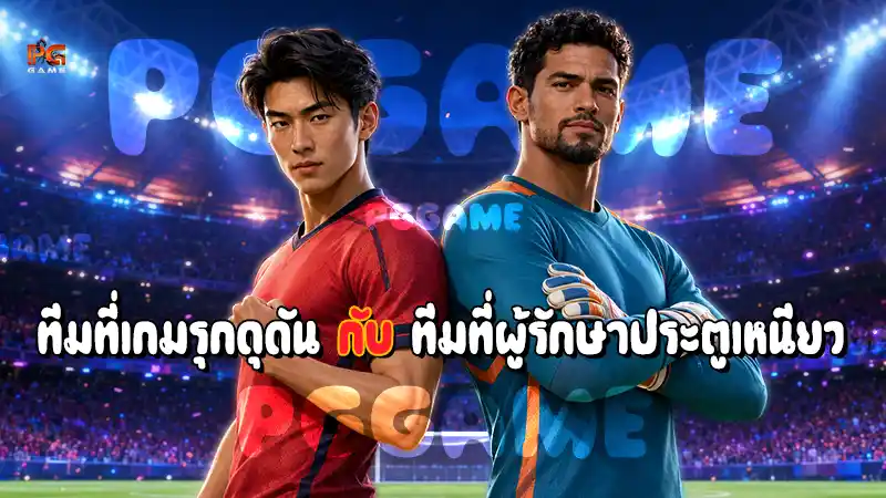 ทีมที่เกมรุกดุดัน กับ ทีมที่ผู้รักษาประตูเหนียว