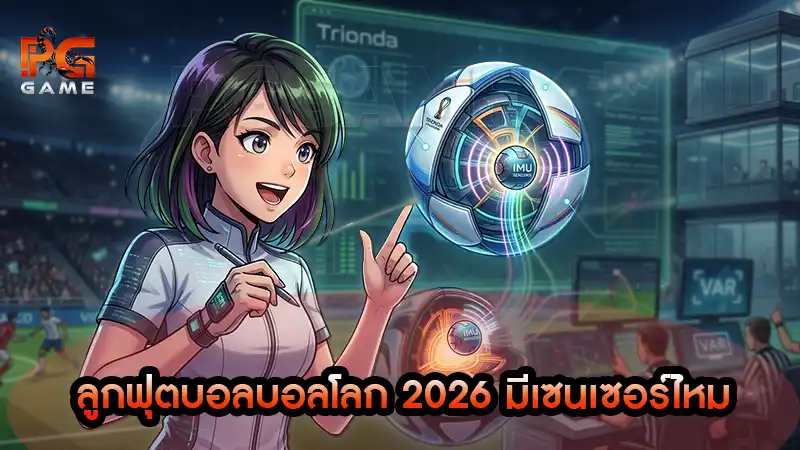 ลูกฟุตบอลบอลโลก 2026 มีเซนเซอร์ไหม