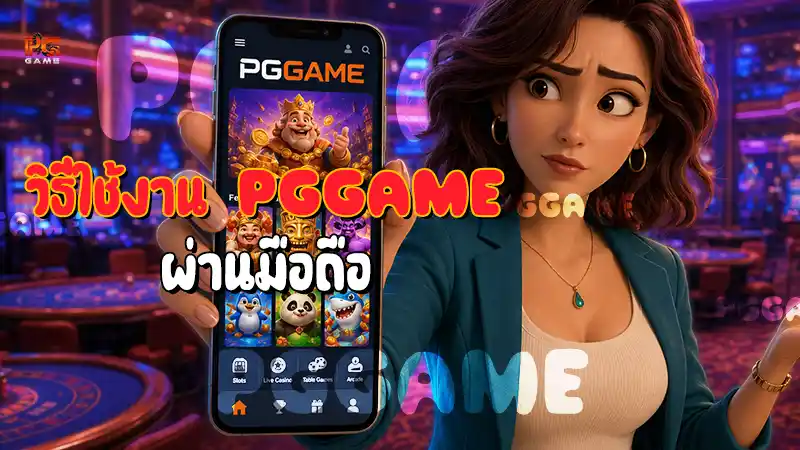 วิธีใช้งาน PGGAME ผ่านมือถือ