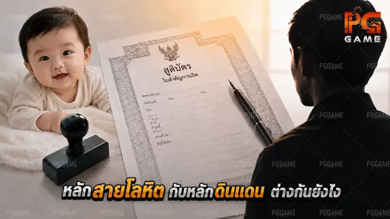 หลักสายโลหิต กับหลักดินแดน ต่างกันยังไง