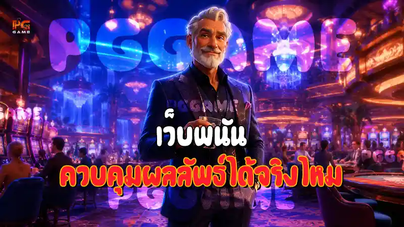 เว็บพนัน ควบคุมผลลัพธ์ได้จริงไหม