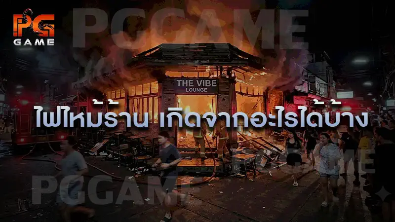 ไฟไหม้ร้าน เกิดจากอะไรได้บ้าง