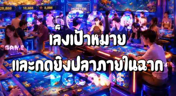 วิธีเล่นเกมยิงปลา บนเว็บ PGGAME