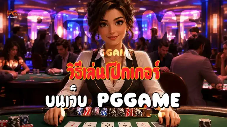 วิธีเล่นโป๊กเกอร์ บนเว็บ PGGAME